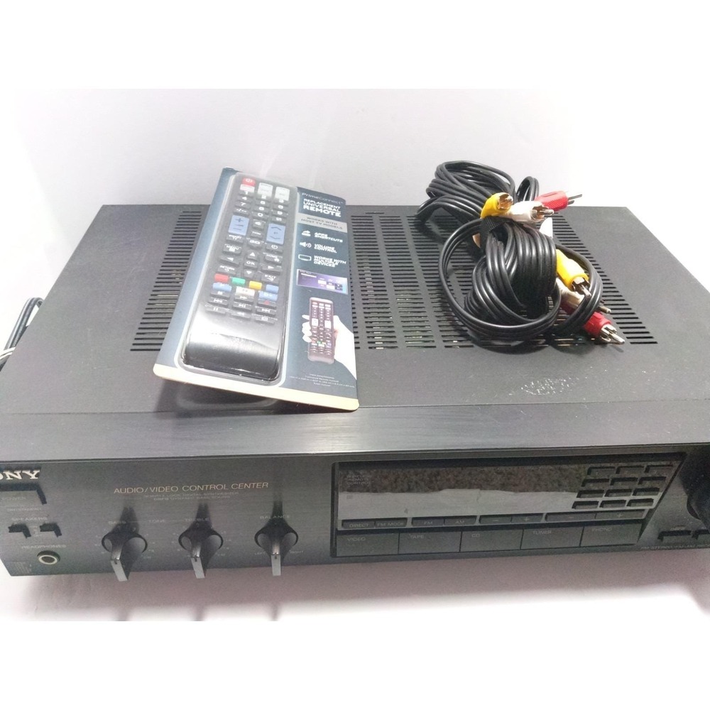 Sony STR-AV320 FM/AM/Video AV Control Center 2 Channel Stereo Receiver Tested